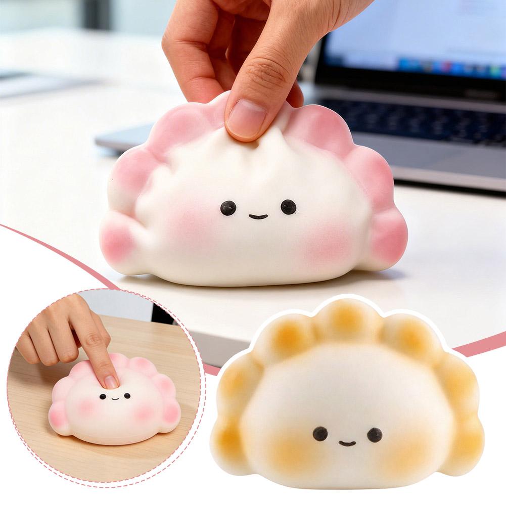 Kids Toys Dumplings - دمية سكويشي لطيفة على شكل زلابية،