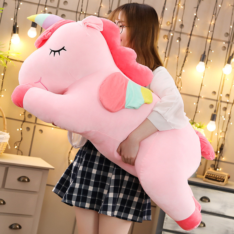 Unicorn Stuffed Toy - لينة Kawaii Angel Unicorn Plush -