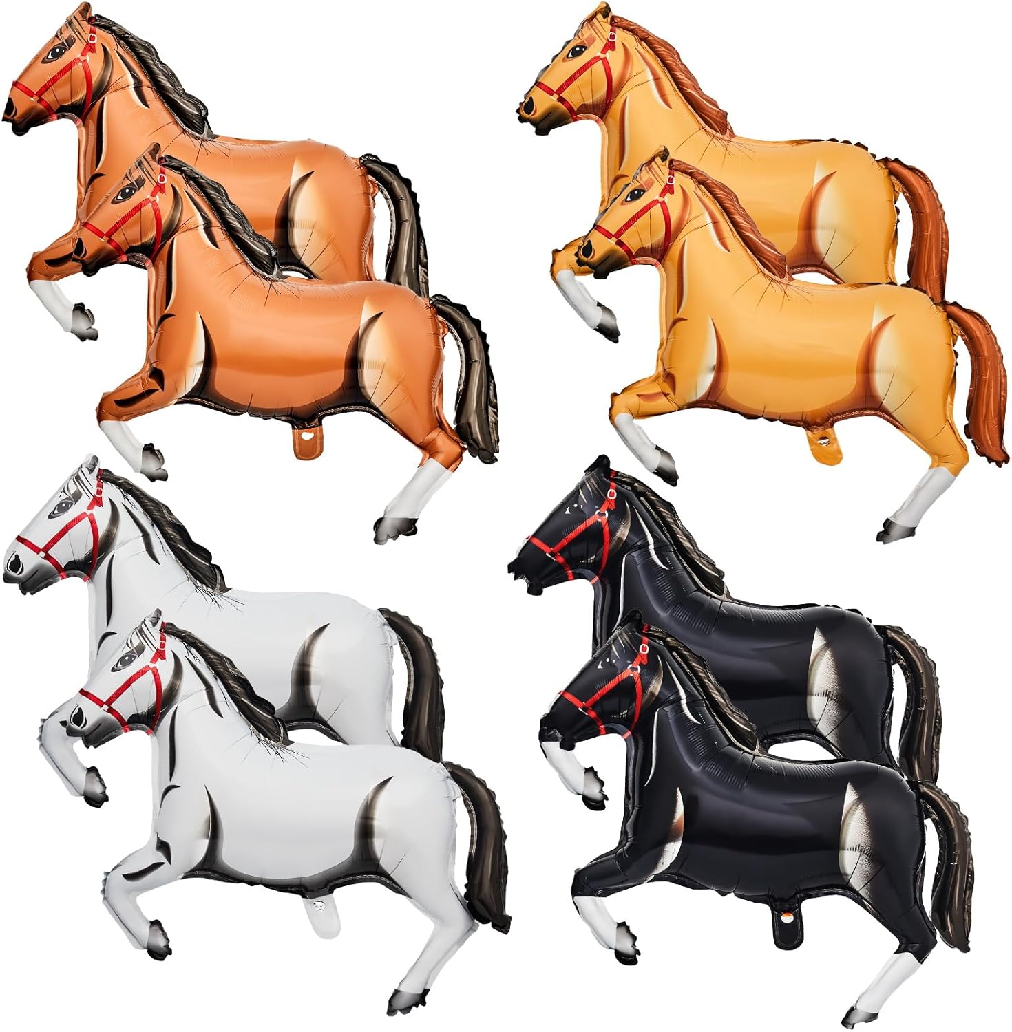 Kids Toys Horse - بالون رقائقي على شكل حصان لتزيين
