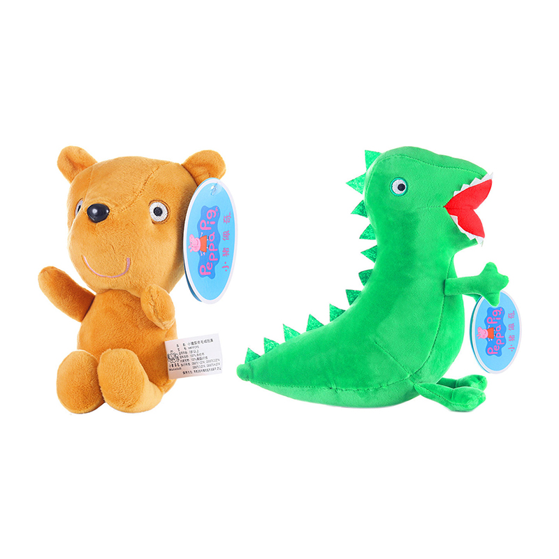 Dinosaur Figurine Set - Peppa خنزير أفخم لعب للأطفال ،