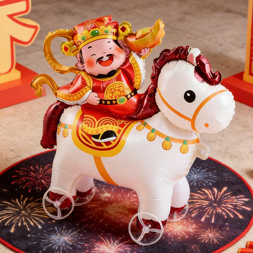 Kids Toys Horse - بالونات ثلاثية الأبعاد بتصميم حيوانات كرتونية،