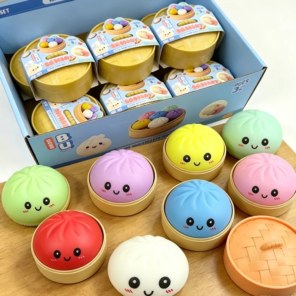 Kids Toys Dumplings - لعبة تخفيف التوتر على شكل زلابية