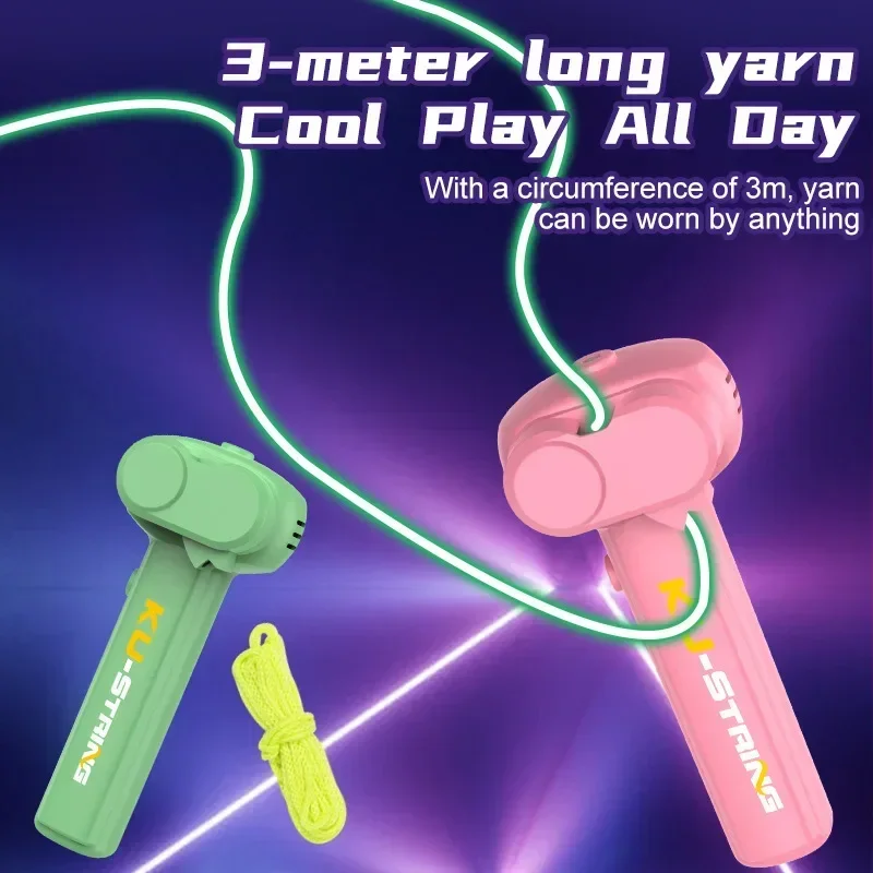 Kids Zip Toys - قاذفة حلقة حبل لعبة حبل قاذفة
