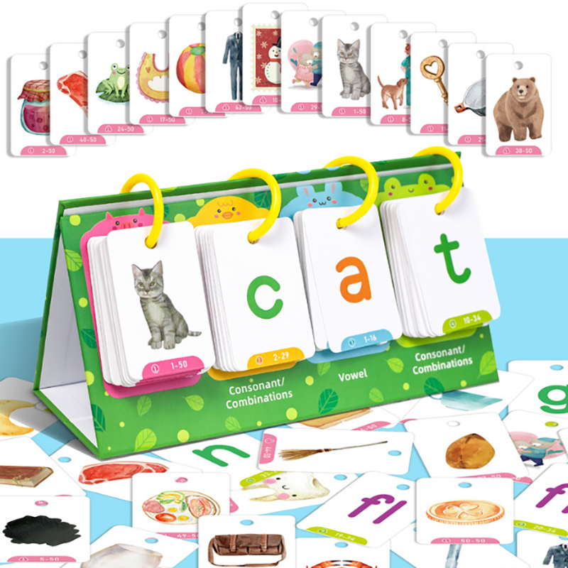 Kids Toys List - أطفال مونتيسوري الإنجليزية قائمة الكلمات بطاقات