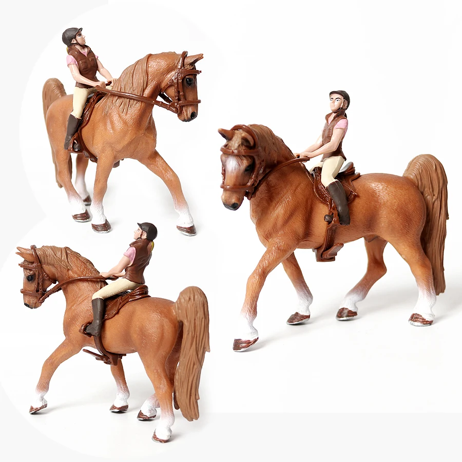 Kids Toys Horse - مجموعة ألعاب الخيول للأطفال مع راكب