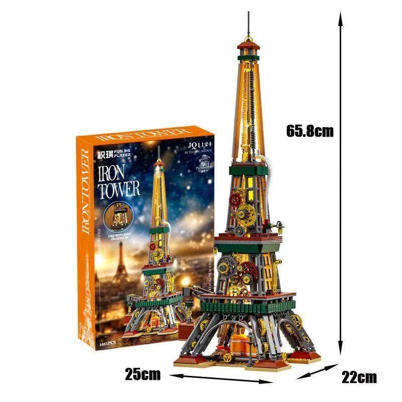 Kids Toys Paris - 1651 قطعة من مكعبات بناء برج