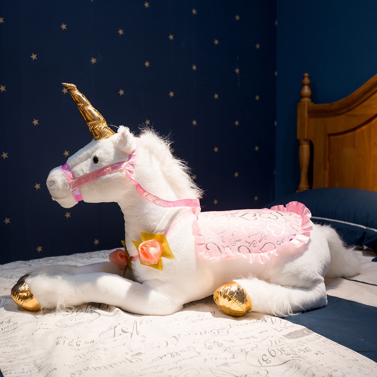 Unicorn Stuffed Toy - لعبة قطيفة يونيكورن جميلة ، حيوانات