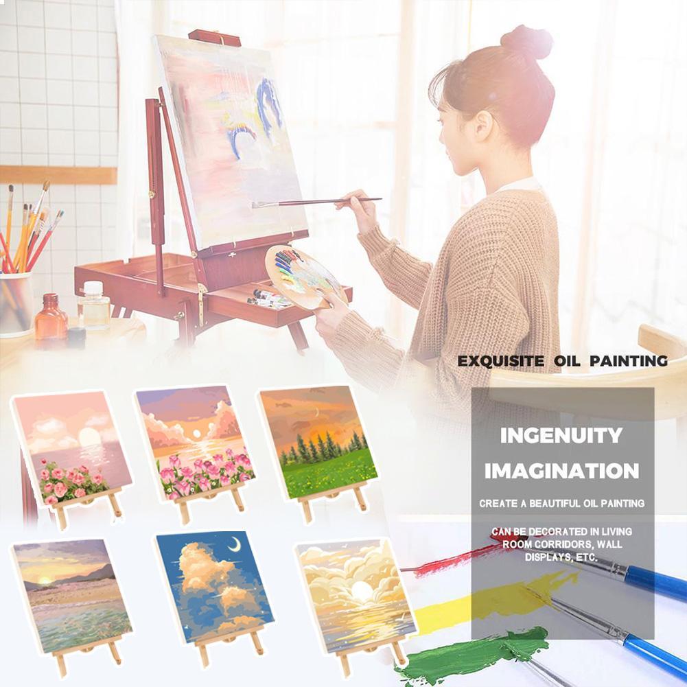 Kids Art Easel - طقم رسم بالأرقام للكبار والأطفال، 6