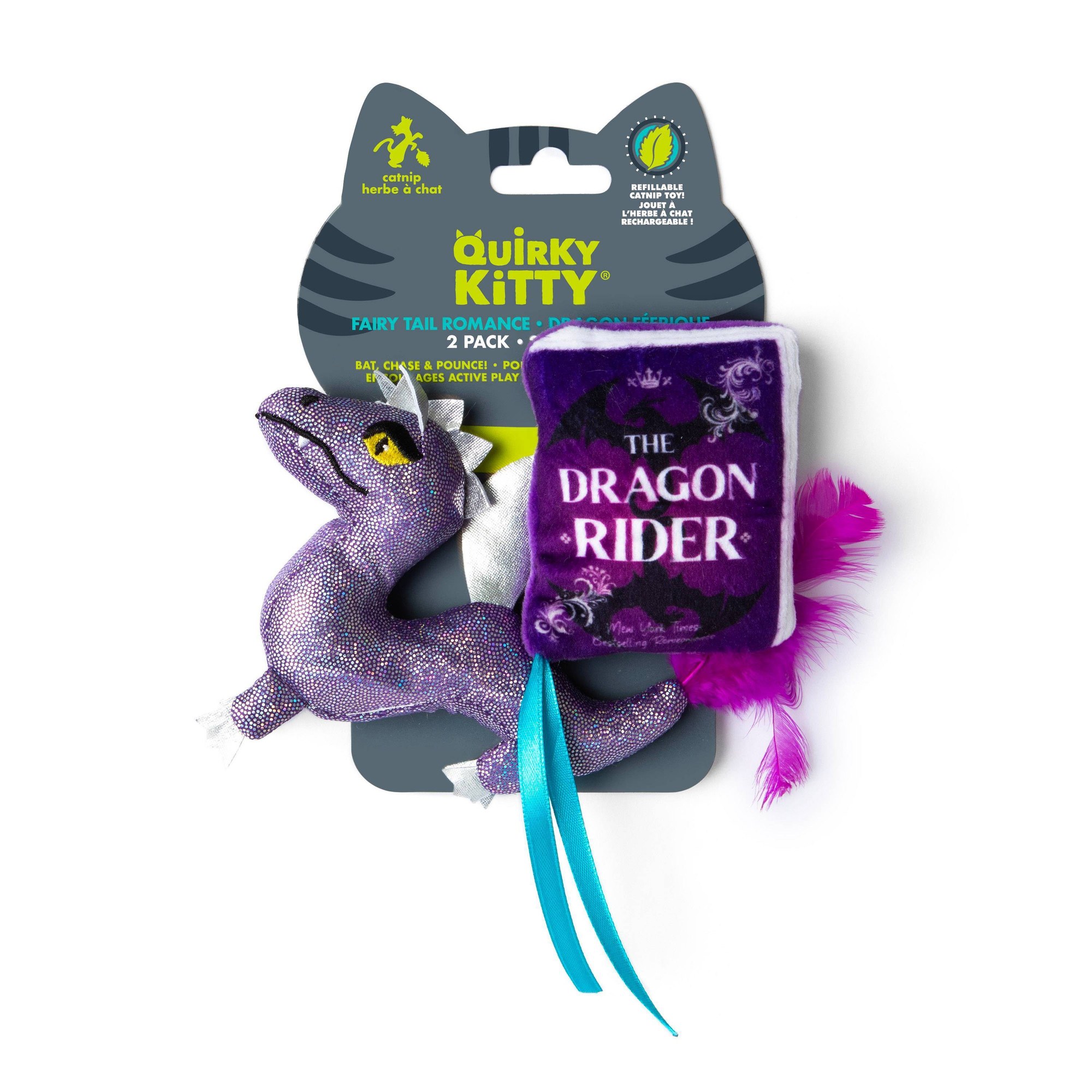 Kids Quirky Toys - دمية قطة محشوة ناعمة بتصميم فيري