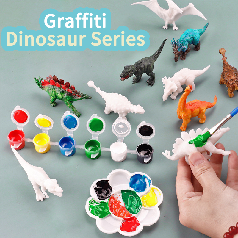 6 قطع/8 قطع، ألعاب الديناصورات - مراجعة Dinosaur Figurine Set وسعره