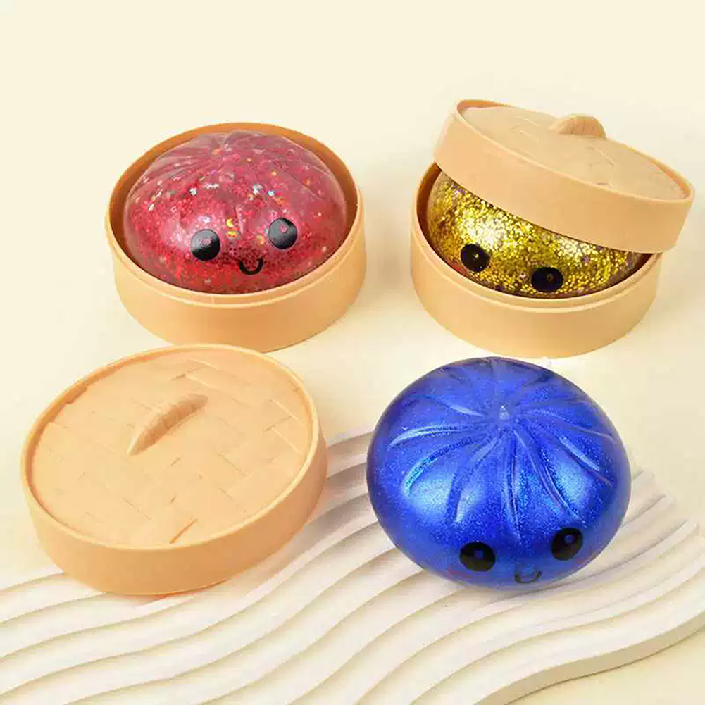 ألعاب سكويشي على شكل كعك وزلاب - مراجعة Kids Toys Dumplings وسعره