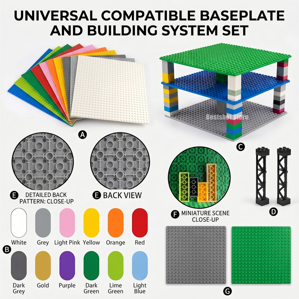 لوحة أساسية 32×32 نقطة مزدوجة  - مراجعة Kids Toys Brands وسعره