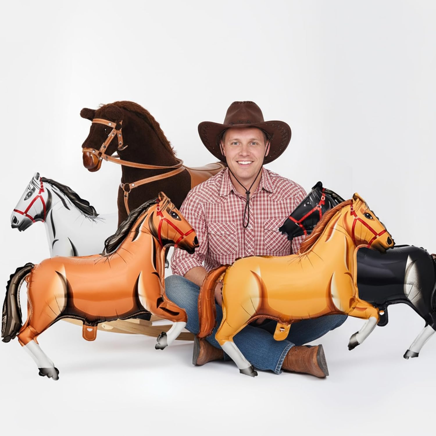 بالون رقائقي على شكل حصان لتزي - مراجعة Kids Toys Horse وسعره