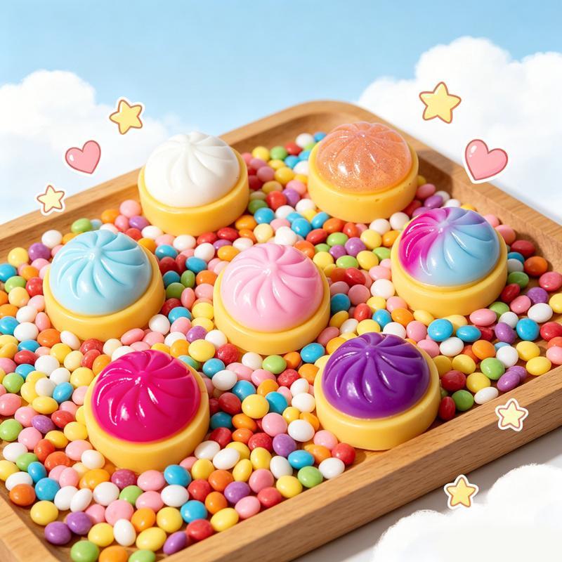 1/4 قطع كرة ضغط ناعمة بطيئة ال - مراجعة Kids Toys Dumplings وسعره