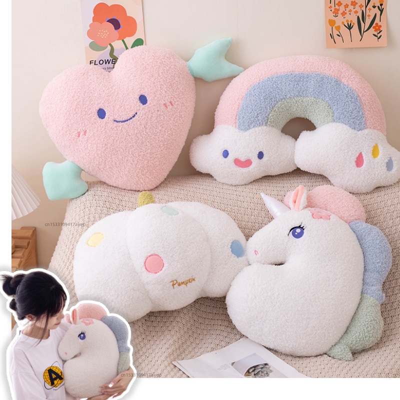 لينة أفخم قوس قزح ابتسامة الور - مراجعة Unicorn Stuffed Toy وسعره