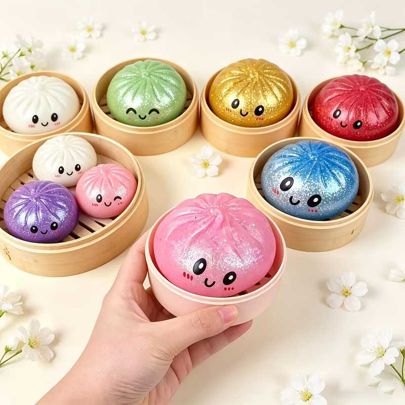 لعبة سكويشي جليتر دامبلينج جام - مراجعة Kids Toys Dumplings وسعره