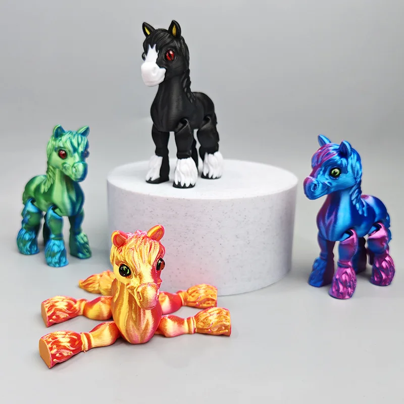 ثلاثية الأبعاد مطبوعة متعددة ا - مراجعة Kids Toys Horse وسعره
