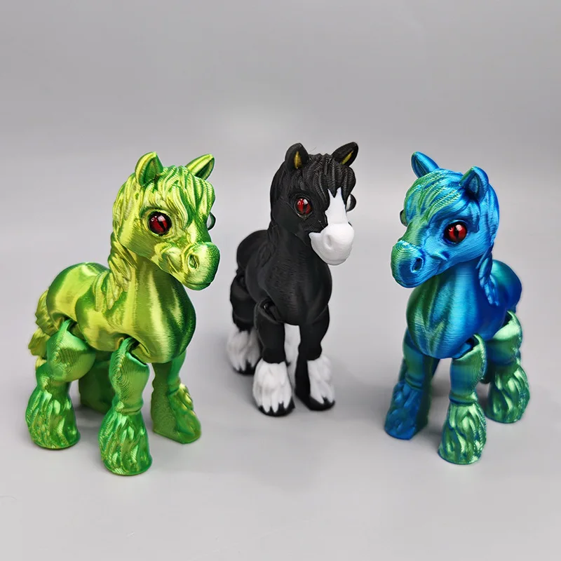ثلاثية الأبعاد مطبوعة متعددة ا - مراجعة Kids Toys Horse وسعره