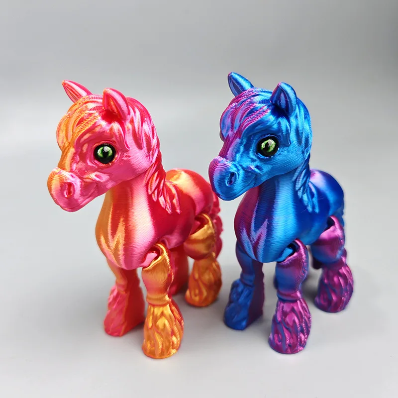 ثلاثية الأبعاد مطبوعة متعددة ا - مراجعة Kids Toys Horse وسعره