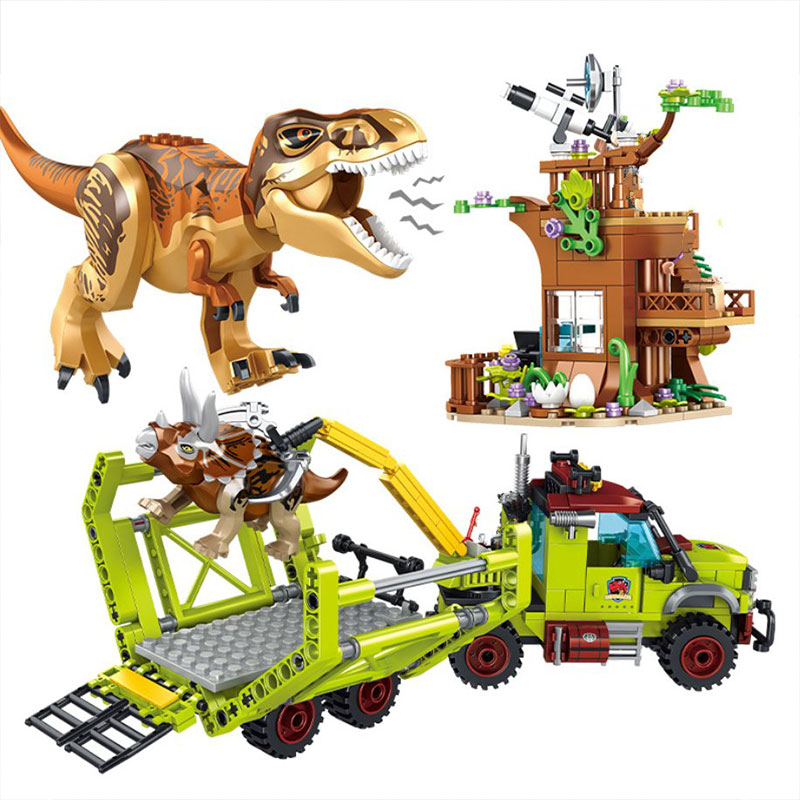 مجموعة مكعبات بناء الإنقاذ من  - مراجعة Dinosaur Figurine Set وسعره
