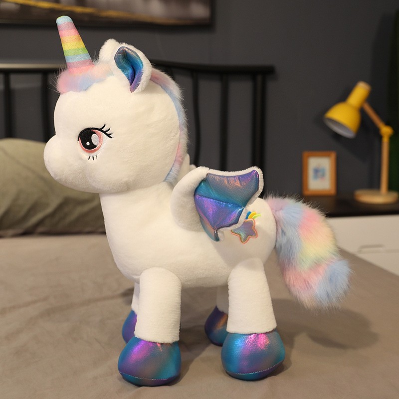 قوس قزح بيغاسوس يونيكورن ألعاب - مراجعة Unicorn Stuffed Toy وسعره