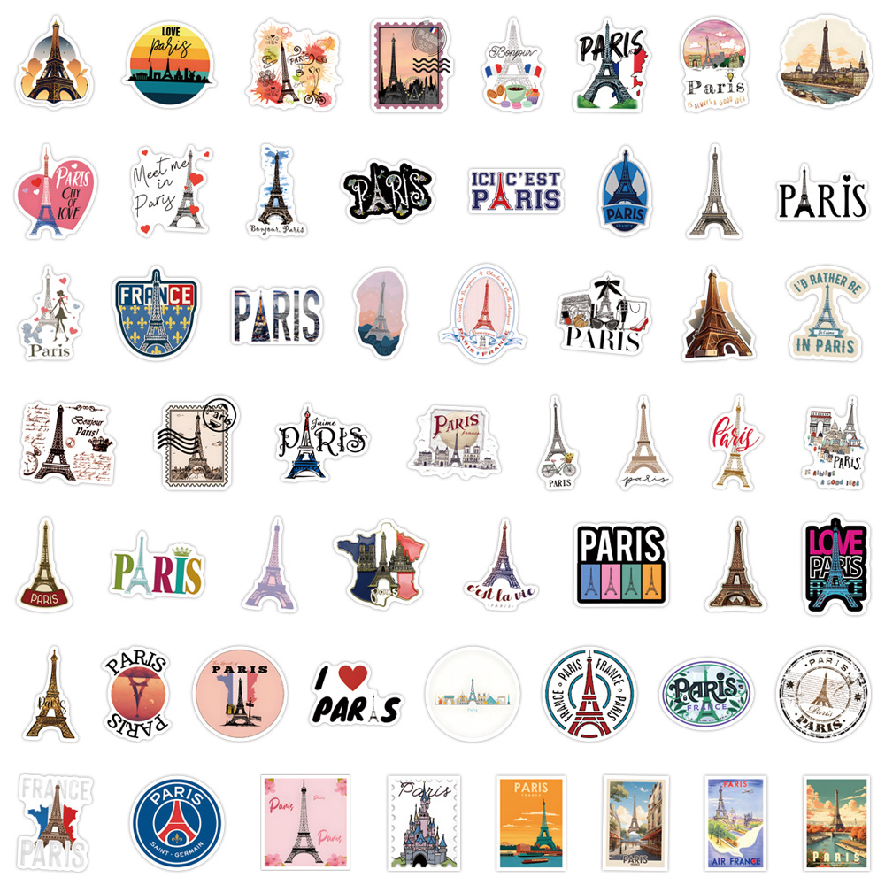 50/100 قطعة ملصقات مقاومة للما - مراجعة Kids Toys Paris وسعره