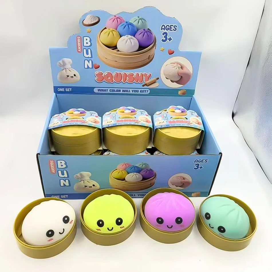 لعبة تخفيف التوتر على شكل زلاب - مراجعة Kids Toys Dumplings وسعره