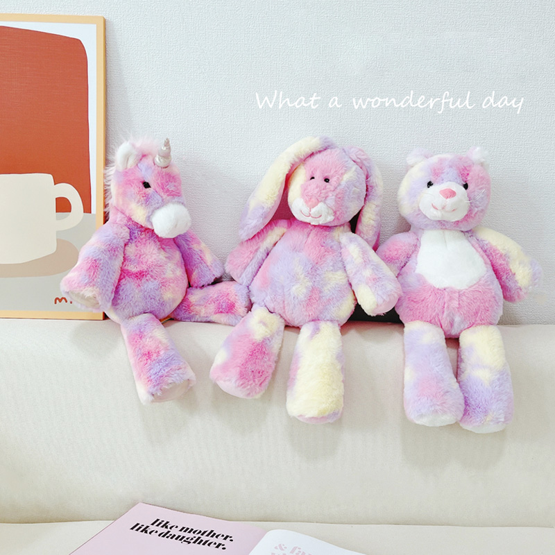دمية قطة مصبوغة بتقنية التاي د - مراجعة Unicorn Stuffed Toy وسعره