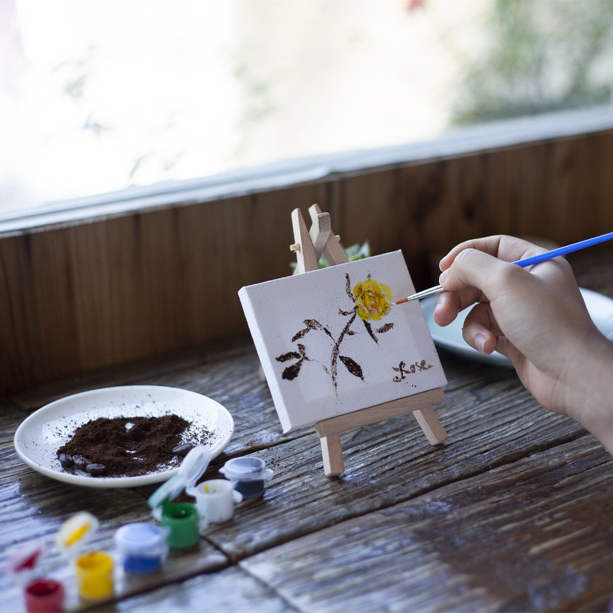 10 قطع حامل لوحات خشبي صغير مع - مراجعة Kids Art Easel وسعره