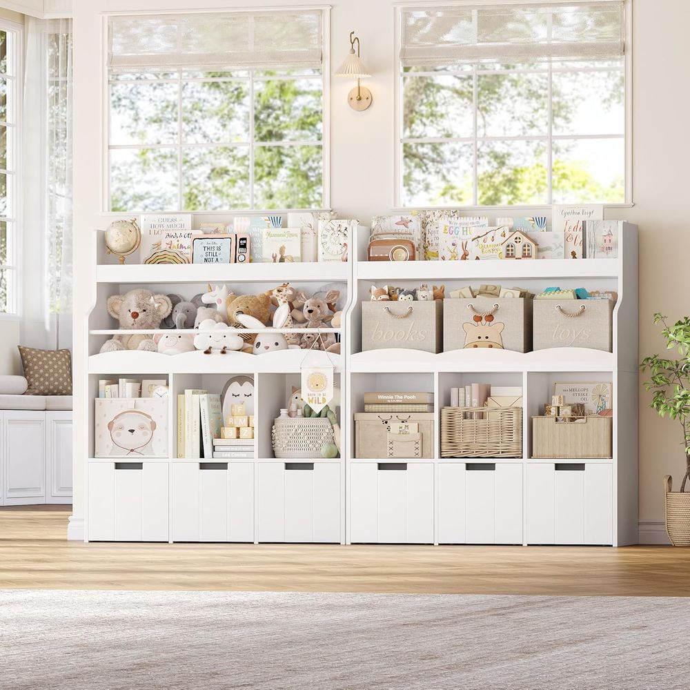 منظم تخزين ألعاب الأطفال مع رف - مراجعة Kids Storage Toys وسعره