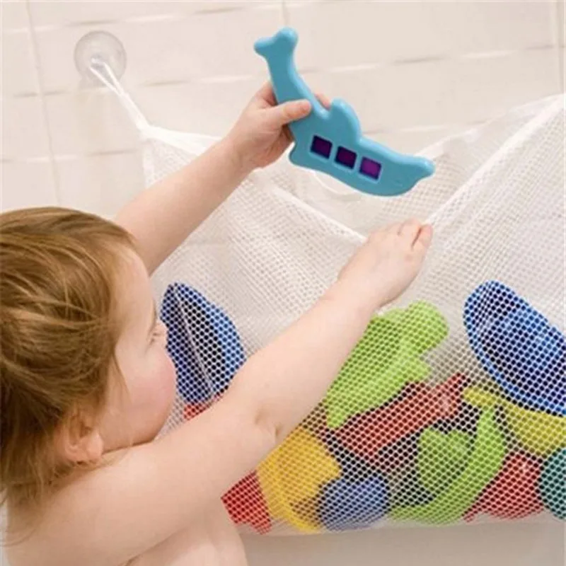 حقيبة حمام شبكية للأطفال، سلة  - مراجعة Kids Storage Toys وسعره