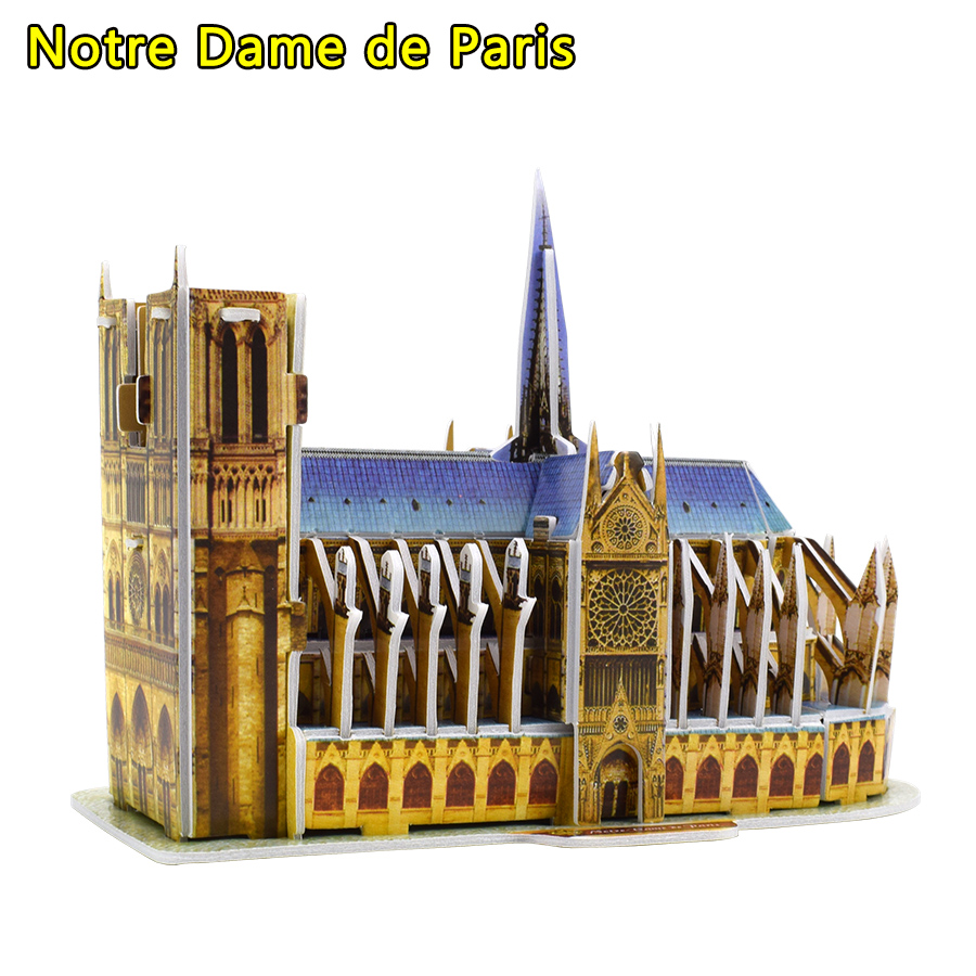 ثلاثية الأبعاد لغز نوتردام دي  - مراجعة Kids Toys Paris وسعره