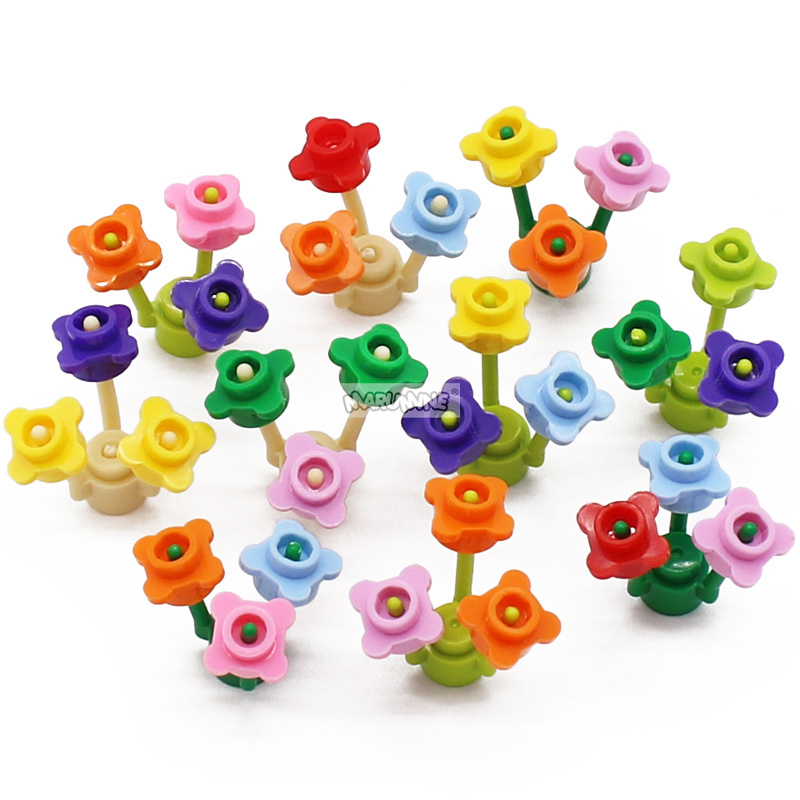 مارومين 200 قطعة MOC 1x1 زهور  - مراجعة Kids Toys Brands وسعره