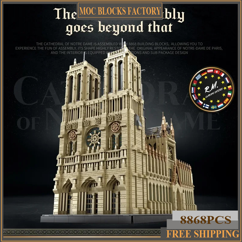 جديد 8868 قطعة العمارة العالمي - مراجعة Kids Toys Paris وسعره