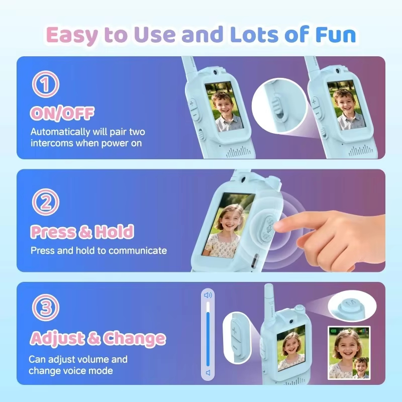 أجهزة اتصال لاسلكية للأطفال (ع - مراجعة Toys For Kids Video وسعره