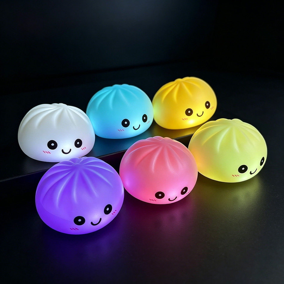 مصباح ليلي LED على شكل باوزي ل - مراجعة Kids Toys Dumplings وسعره