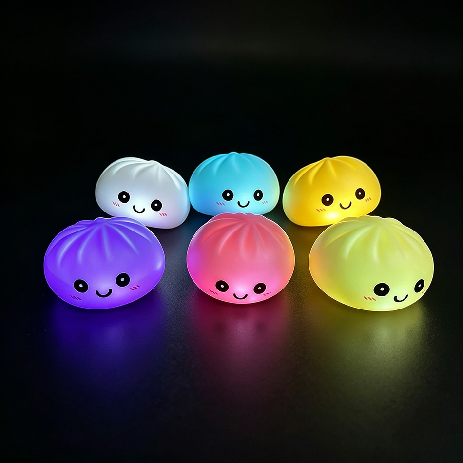 مصباح ليلي LED على شكل باوزي ل - مراجعة Kids Toys Dumplings وسعره
