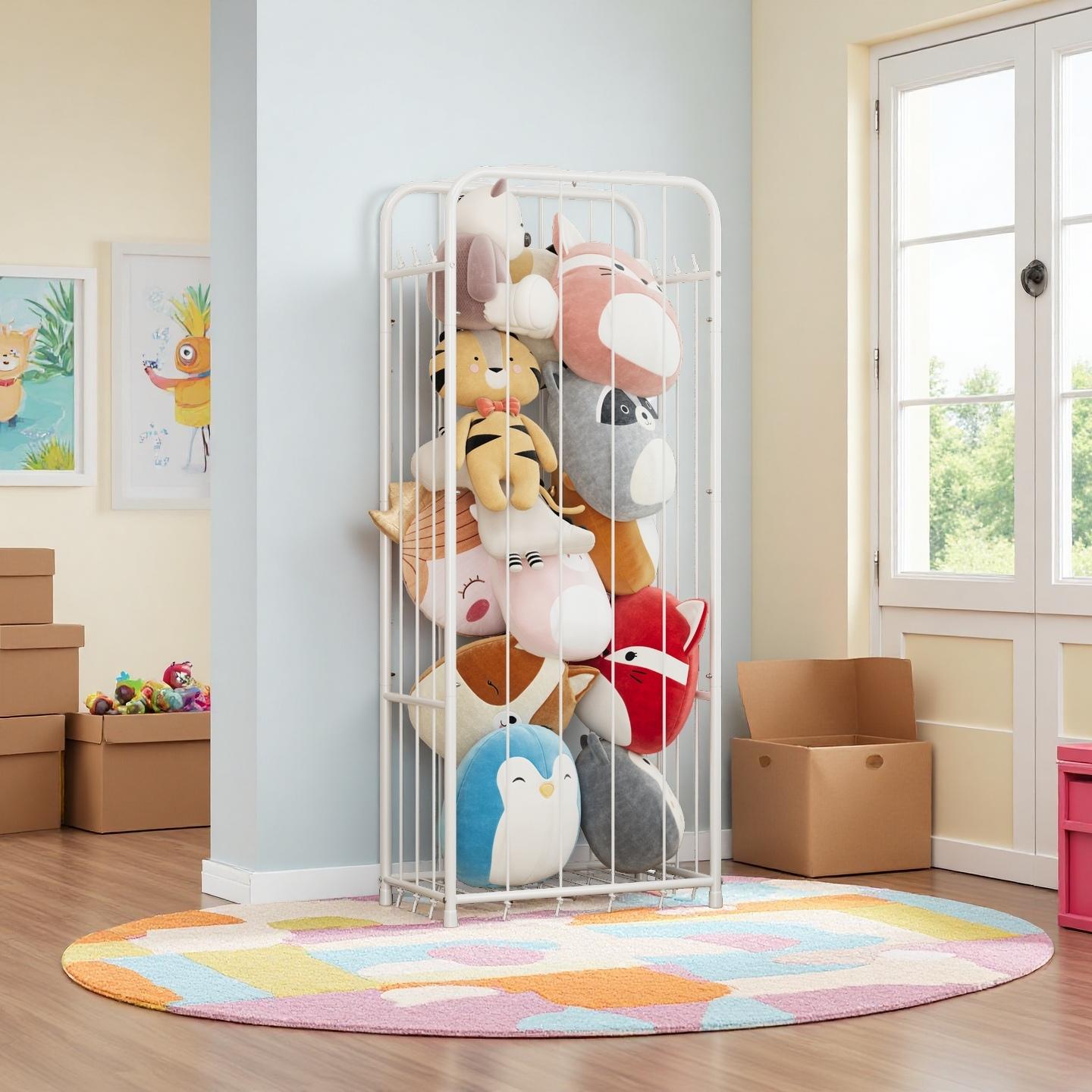 منظم تخزين عمودي للحيوانات الم - مراجعة Kids Storage Toys وسعره