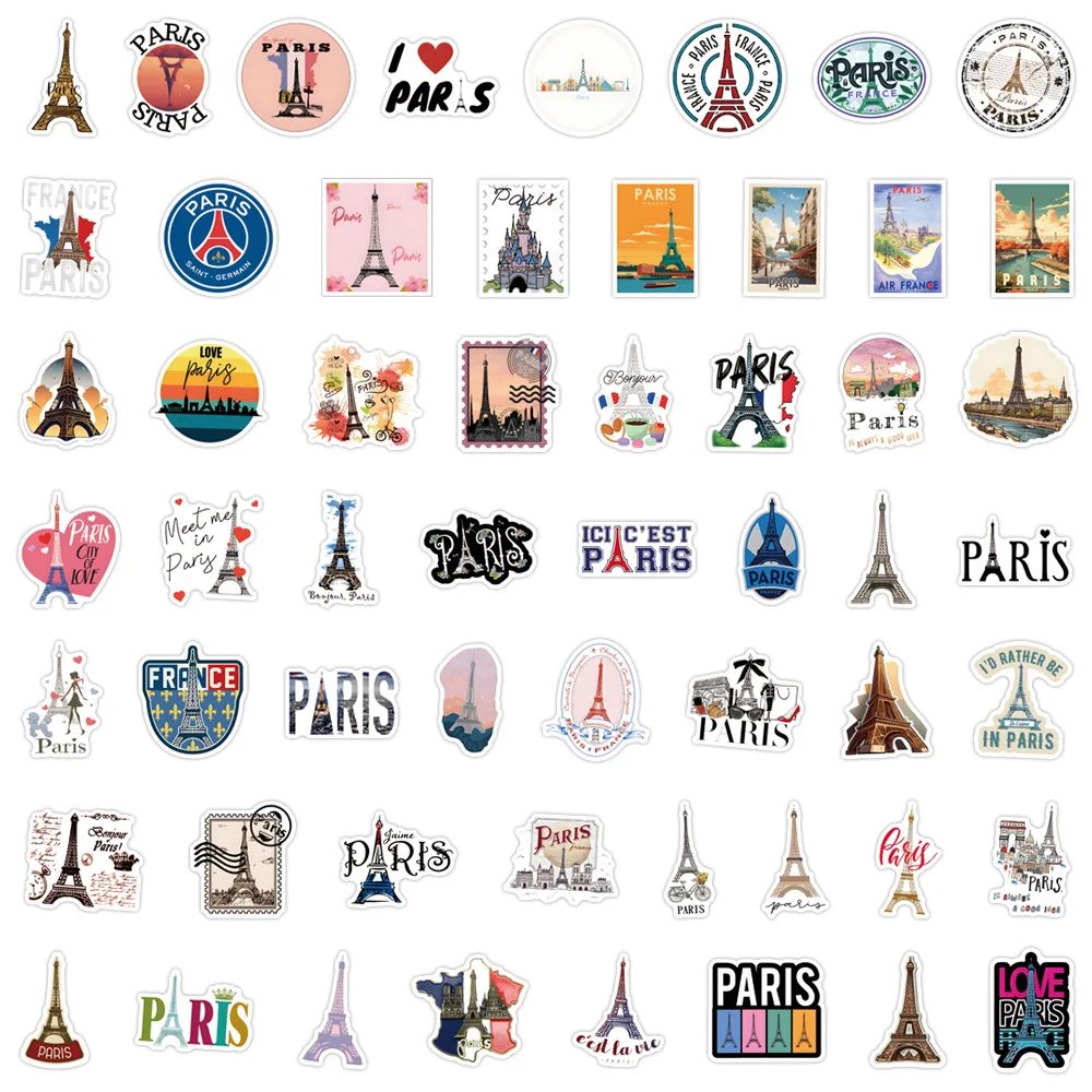 110 قطعة فرنسا باريس ملصقات ال - مراجعة Kids Toys Paris وسعره
