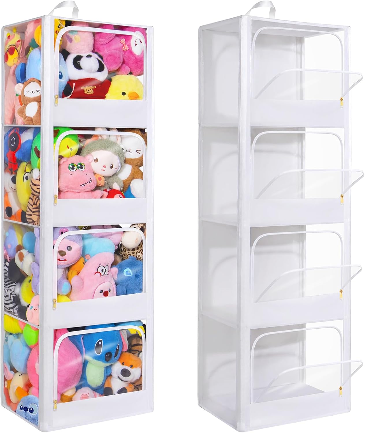 منظم تخزين ألعاب قطيفة شفاف بـ - مراجعة Kids Storage Toys وسعره