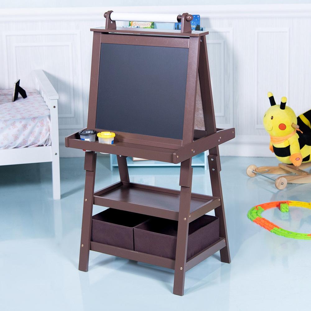 حامل رسم للأطفال مع صندوقي تخز - مراجعة Kids Art Easel وسعره