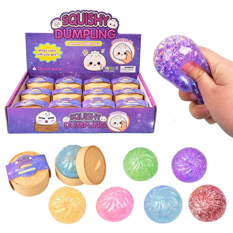 ألعاب فيدجيت حسية صغيرة قابلة  - مراجعة Kids Toys Dumplings وسعره