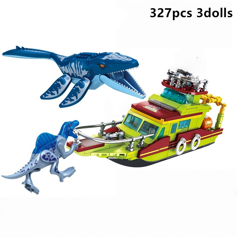 مجموعة مكعبات بناء سفينة استكش - مراجعة Dinosaur Figurine Set وسعره