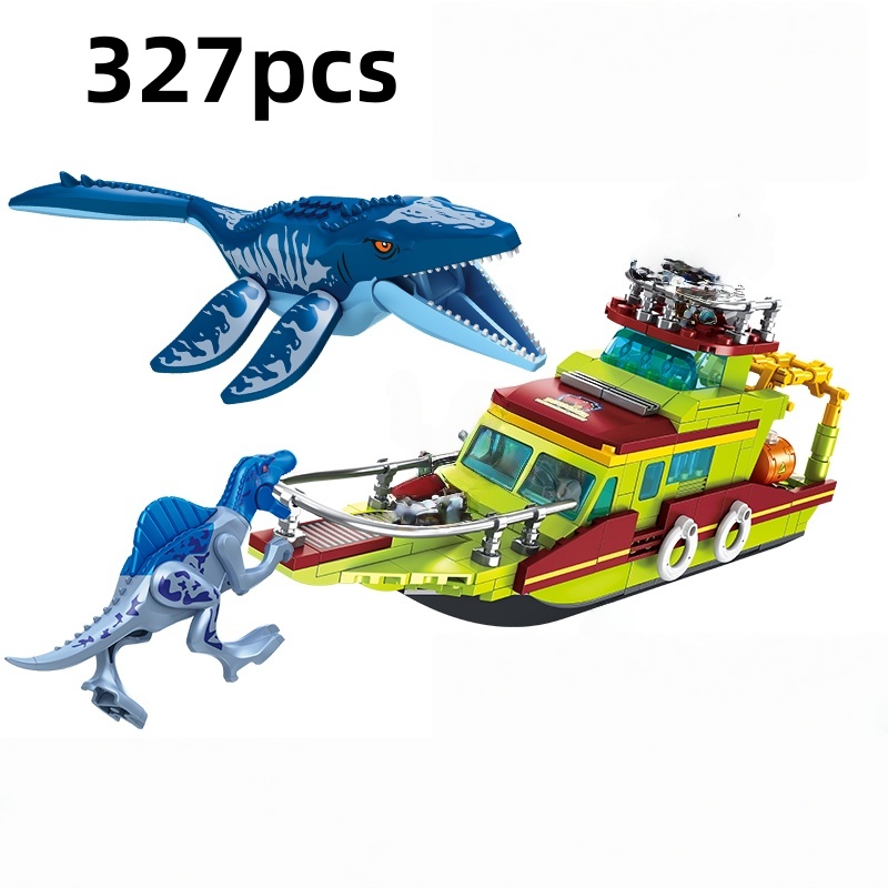 مجموعة مكعبات بناء سفينة استكش - مراجعة Dinosaur Figurine Set وسعره