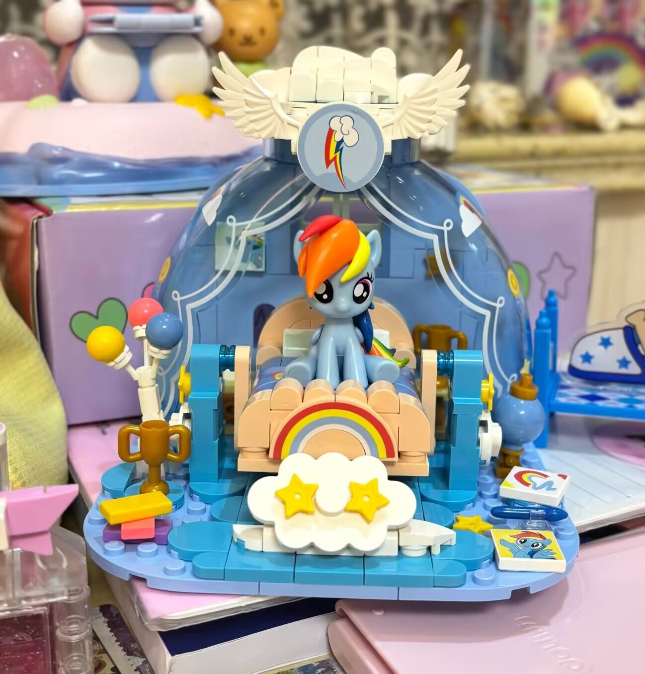 2025 حار جديد بلدي ليتل المهر  - مراجعة Kids Toys Lego وسعره